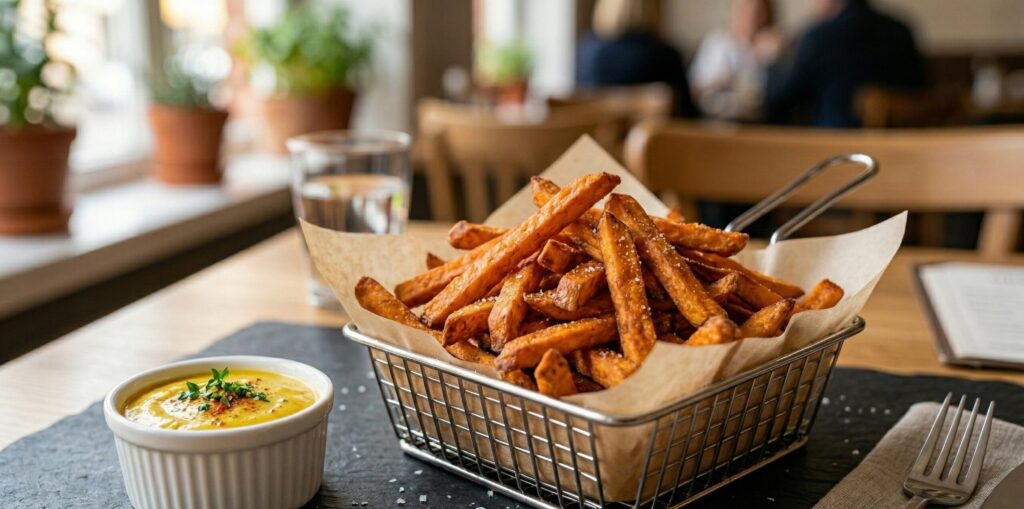 Süsskartoffel-Pommes